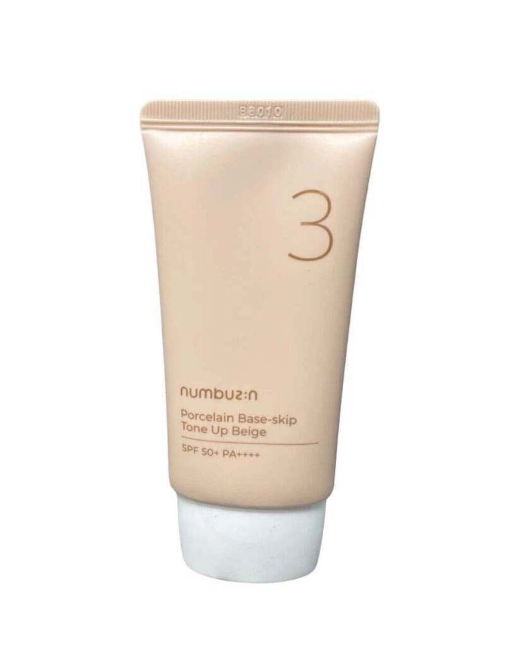 Numbuzin No.3 Porcelain Base-Skin Tone Up Base SPF50+ PA++++ 50ml New